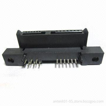 SATA Connector in Female Type, with 300V Dielectric Withstanding Voltage and 1.0A Current Rating